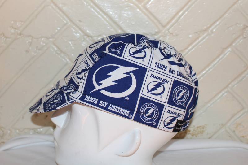 Radmütze Tampa Bay Lightning Nhl Baumwolle Druck M L Radmütze Tampa Bay Lightning Nhl Baumwolle Druck M L von Emanuelcapbicy