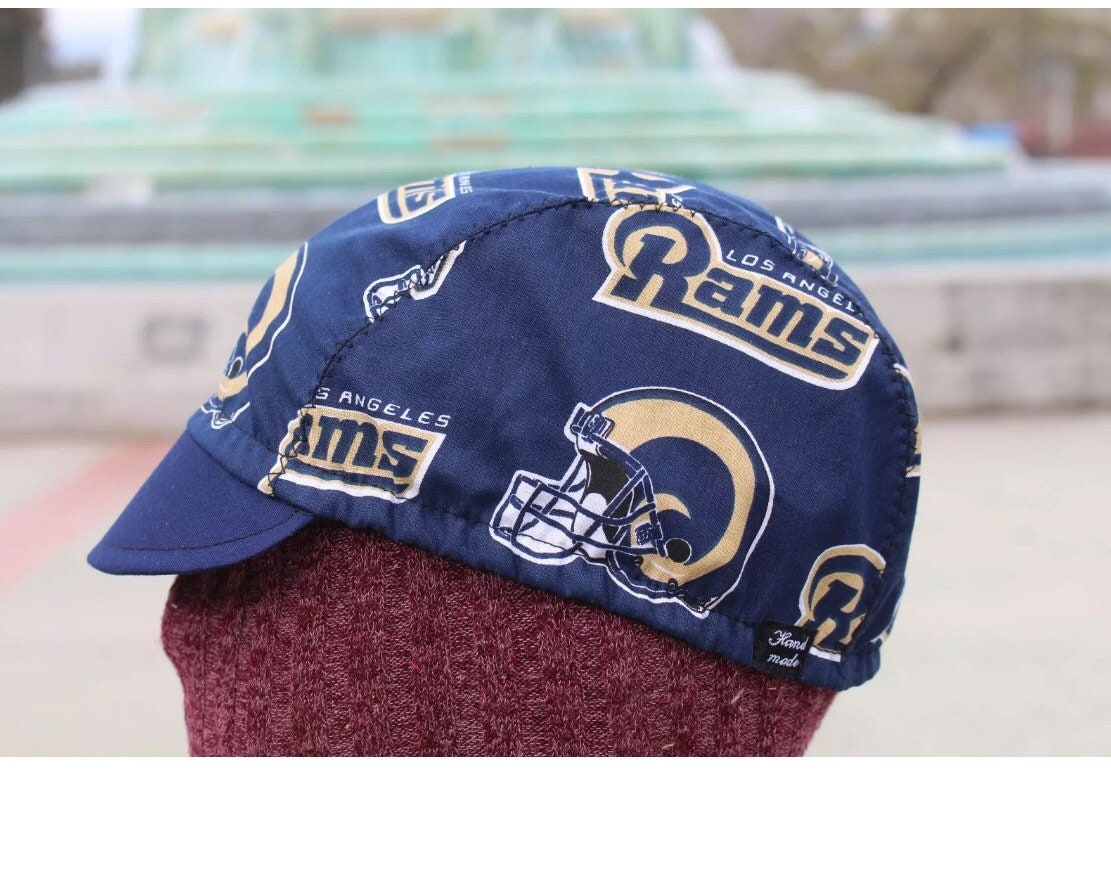 Radsport Mütze Baumwolle Druck La Rams Farbe Weiß 100 % Handgefertigt in Usa Groß Medium Klein Radsport Mütze Baumwolle Druck La Rams Farbe Weiß 100 % Handgefertigt in Usa Groß Medium Klein von Emanuelcapbicy