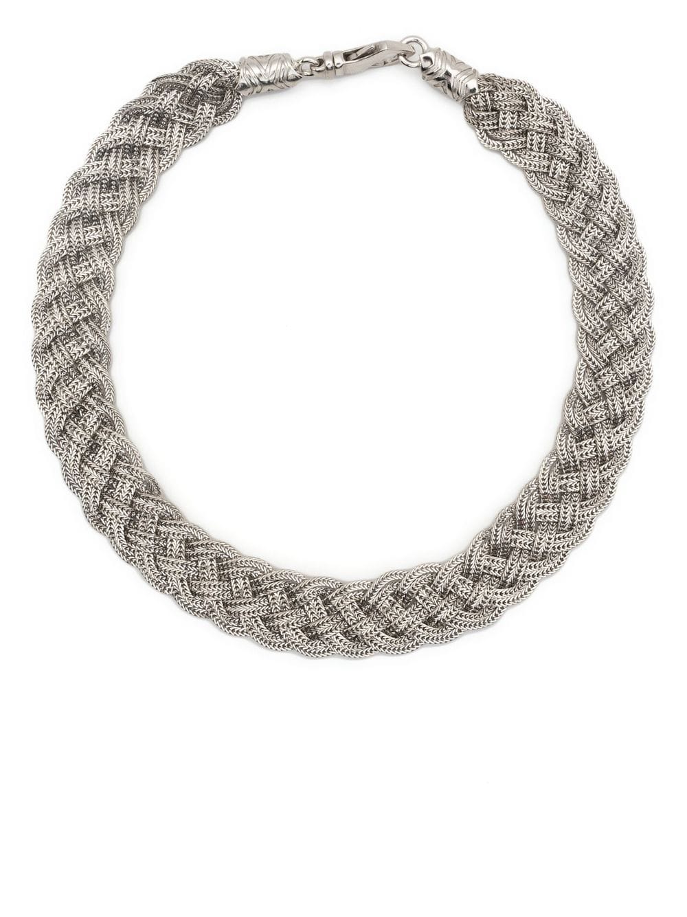 Emanuele Bicocchi Geflochtener Choker - Silber von Emanuele Bicocchi