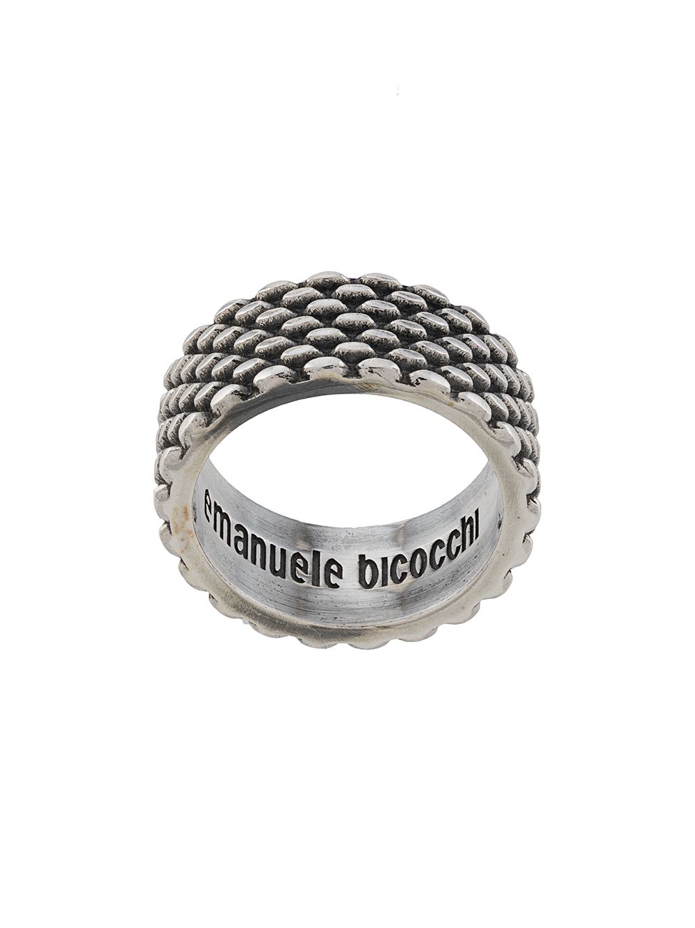 Emanuele Bicocchi Ring im mit Logo-Prägung - Silber von Emanuele Bicocchi