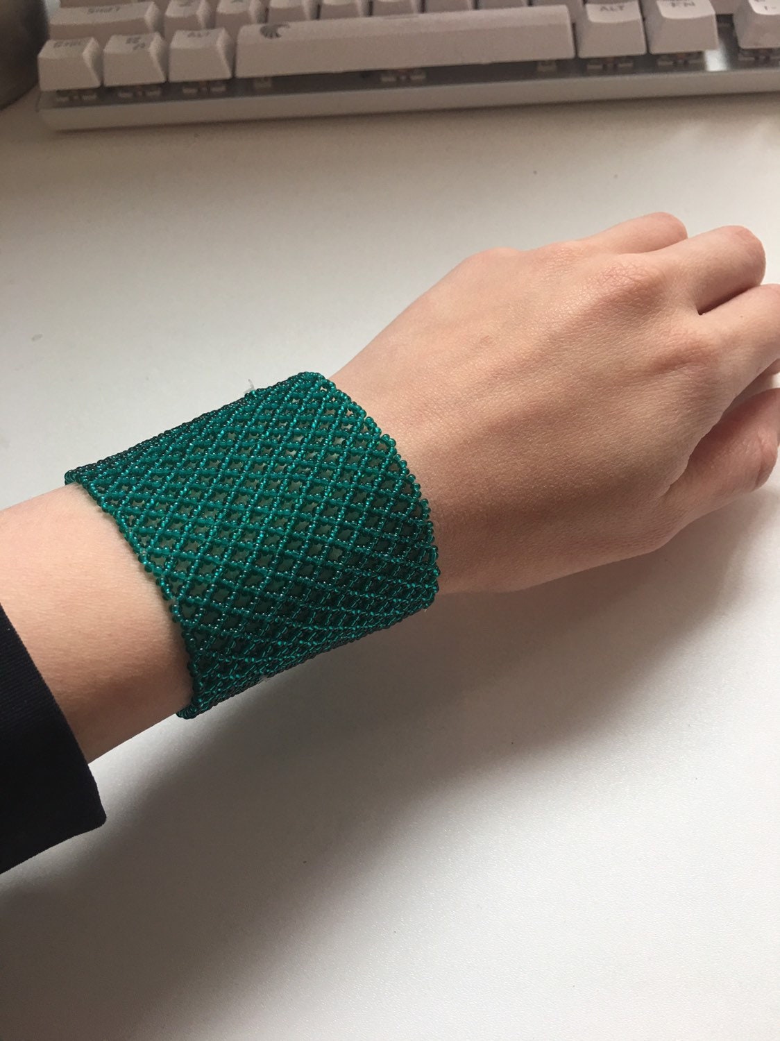 Grüne Stretch Armband Grüne Stretch Armband von Emayuka