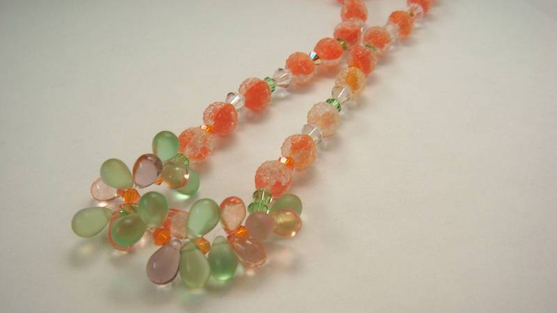 Orange Bonbons Halskette Orange Bonbons Halskette von Emayuka