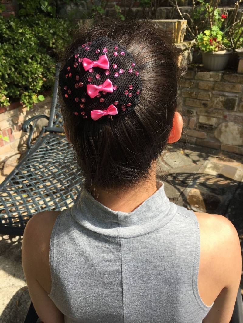 Rosa Schleife Hairnet Klein von Emayuka