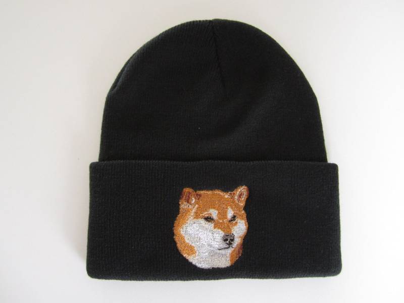 Shiba Inu Bestickte Mütze von EmbarkEmbroidery