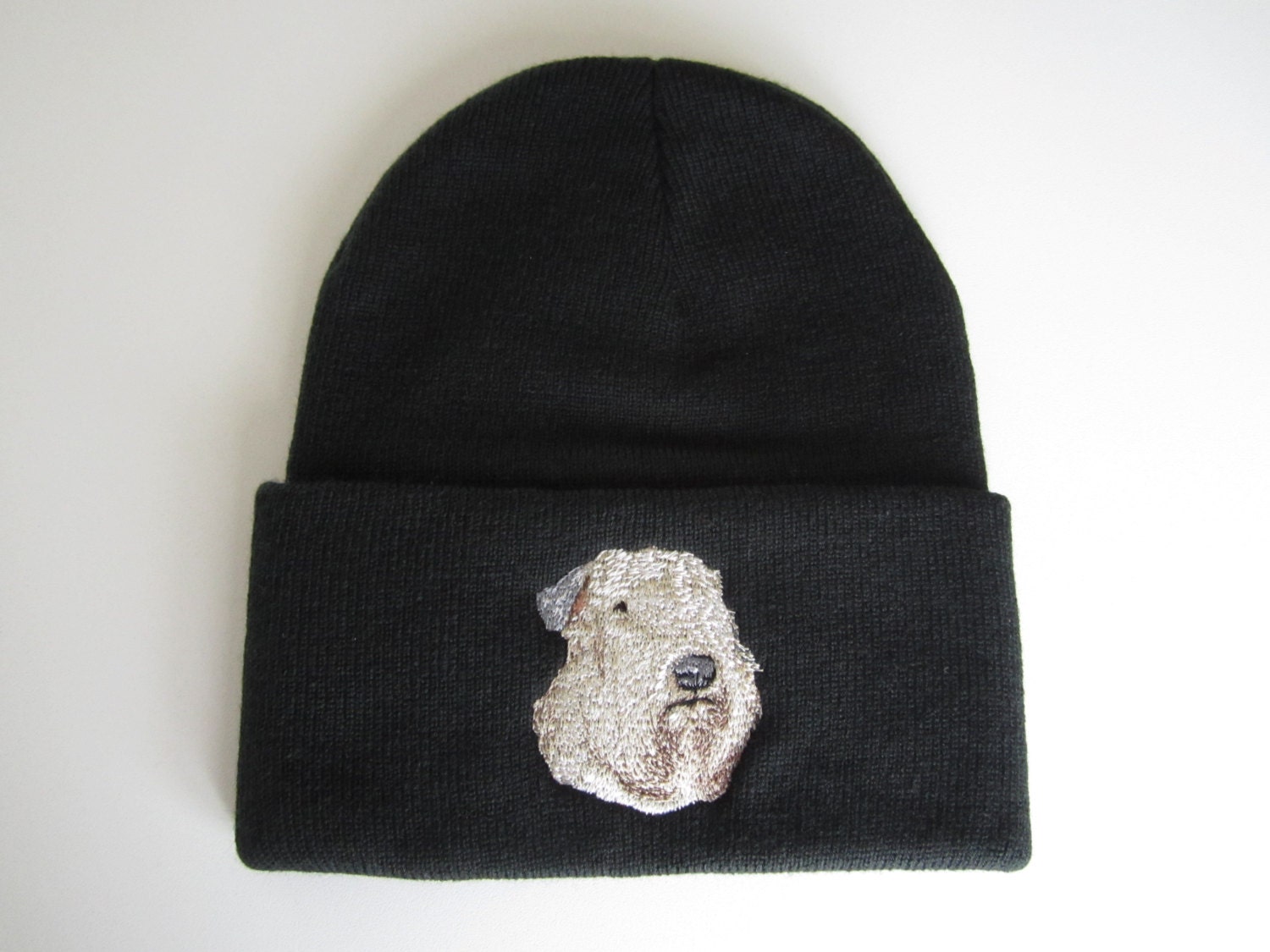 Weich Beschichtete Weaten Terrier Bestickte Mütze von EmbarkEmbroidery