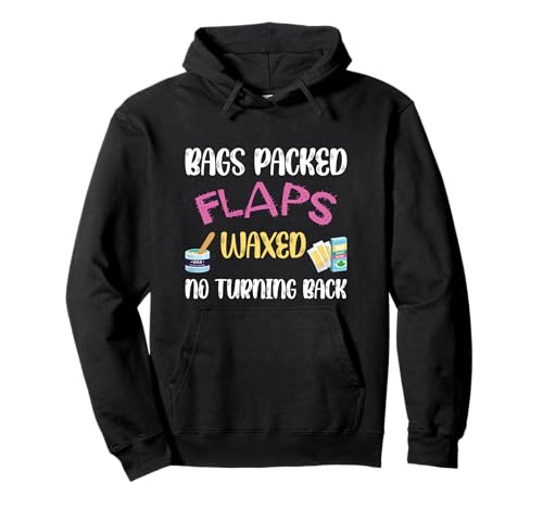 Unangemessene schmutzige lustige Reise Mädchen Urlaub Haarig Pullover Hoodie von Embarrassing Humor Adult Bags Packed Flaps Waxed