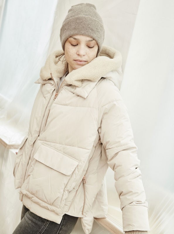 EMBASSY vegane Winterjacke beige S von Embassy of Bricks and Logs