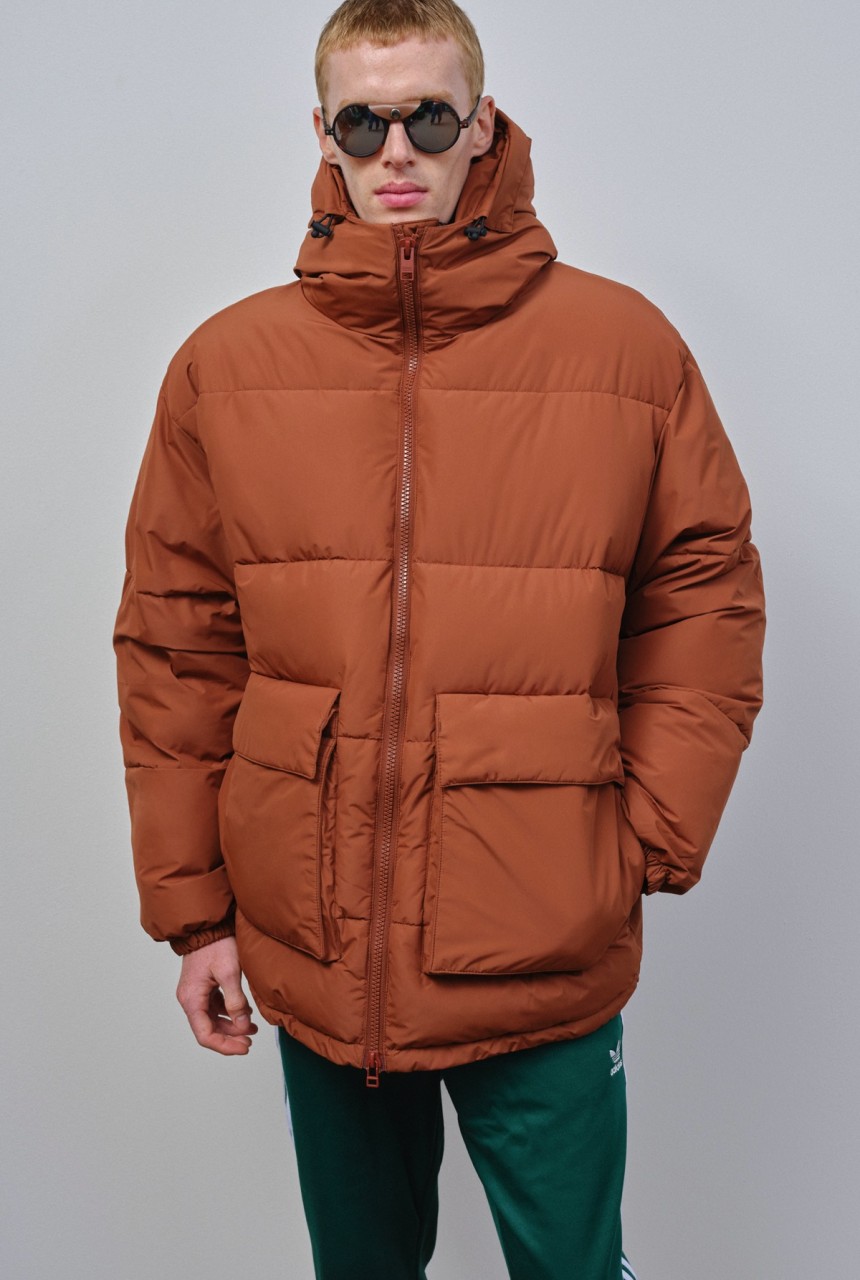 RAWDON PUFFER JACKET | Embassy of Bricks and Logs | vegan... L von Embassy of Bricks and Logs