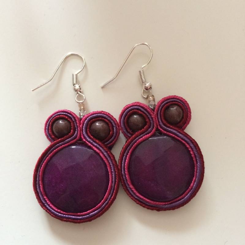 Soutache Ohrringe, Tolles Geschenk, Lila Ohrringe Soutache Ohrringe, Tolles Geschenk, Lila Ohrringe von EmbassyOfCraft