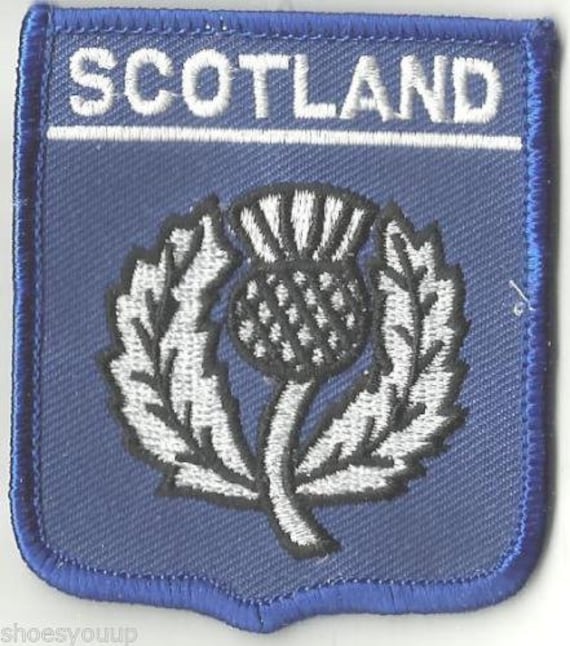 Schottland National Emblem Distel Crest Flag World Embroidered Patch Abzeichen von EmblemsGifts