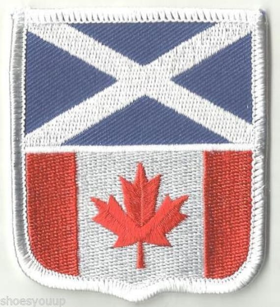 Schottland & Kanada Freundschaft Gestickter Aufnäher Abzeichen | A247 Schottland & Kanada Freundschaft Gestickter Aufnäher Abzeichen | A247 von EmblemsGifts