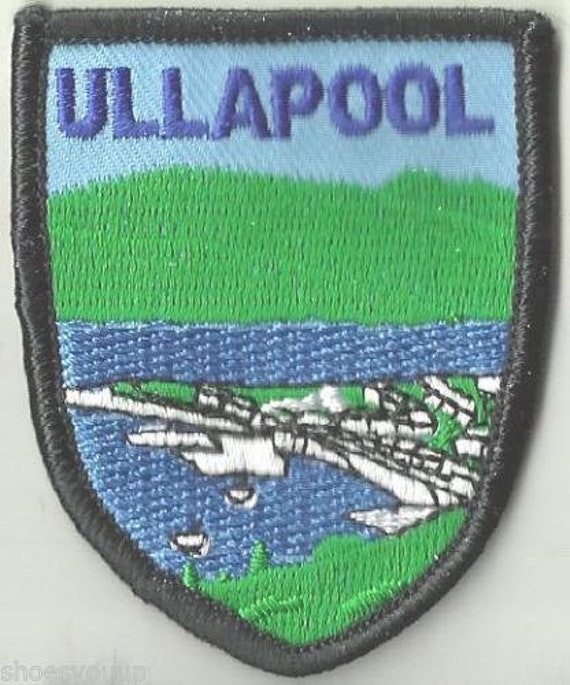 Ullapool Scotland Crest Flag World Gesticktes Patch Abzeichen von EmblemsGifts