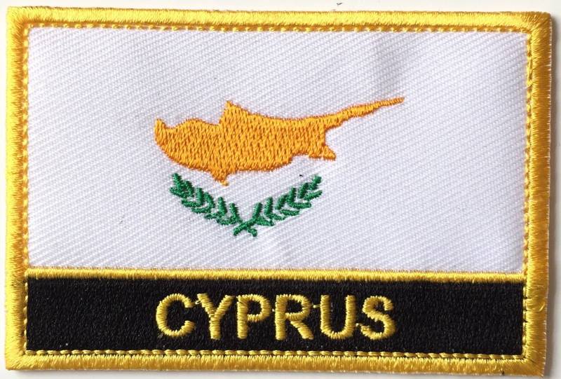 Zypern Bestickt Nähen Oder Aufbügler Abzeichen von EmblemsGifts