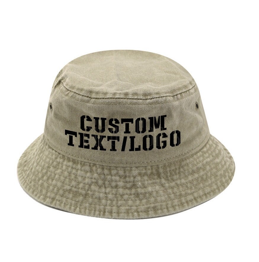 Bucket Hat Personalisierter Hut Custom Bestickter Frauen Herrenhut Outdoor Ihr Text Logo von EmblifeDesign