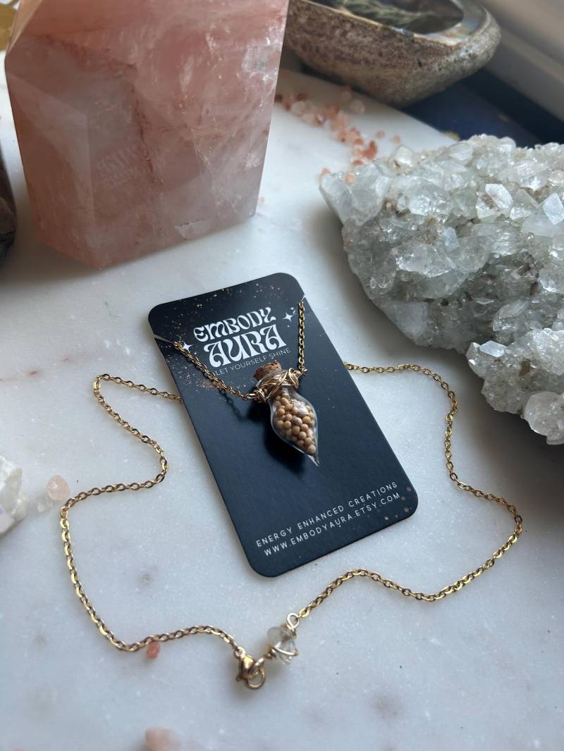 Faith Senfkörner Abgefüllt Teardrop Halskette Gott Kirche Bibel Vers Inspiration Geschenk Für Ihre Religiöse Motivation von EmbodyAura