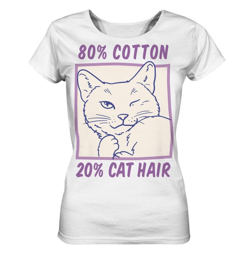 Katzen T-Shirt/Lustiger Spruch Für Katzenfreunde 80 Prozent Baumwolle 20 Katzenhaar Mama Ladies Organic Shirt Katzen T-Shirt/Lustiger Spruch Für Katzenfreunde 80 Prozent Baumwolle 20 Katzenhaar Mama Ladies Organic Shirt von EmbraceYourDream