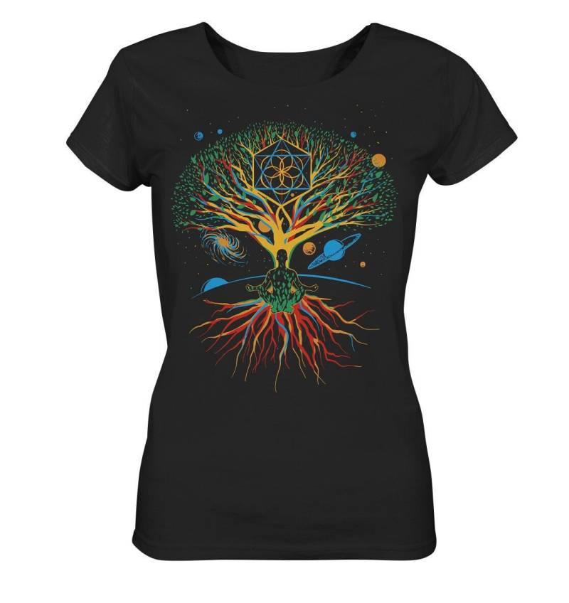 Meditation Shirt/Becoming One With The Universe Yoga T Geschenk Baum Des Lebens - Ladies Organic Meditation Shirt/Becoming One With The Universe Yoga T Geschenk Baum Des Lebens - Ladies Organic von EmbraceYourDream