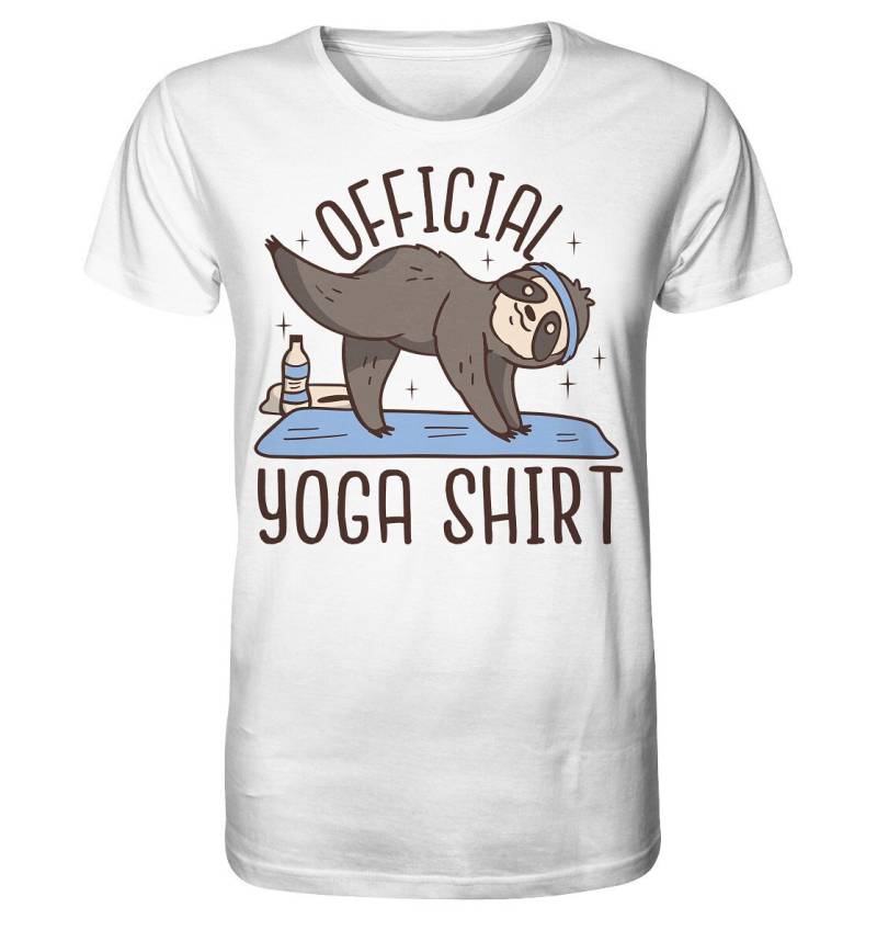 Yoga Geschenk/Lustiges Shirt Mit Dem Spruch " Official " Faultier in Pose - Organic Yoga Geschenk/Lustiges Shirt Mit Dem Spruch " Official " Faultier in Pose - Organic von EmbraceYourDream