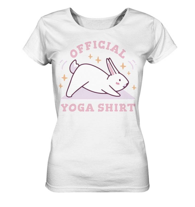 Yoga Geschenk/Lustiges Shirt Mit Dem Spruch " Official " Hase in Pose - Ladies Organic Yoga Geschenk/Lustiges Shirt Mit Dem Spruch " Official " Hase in Pose - Ladies Organic von EmbraceYourDream