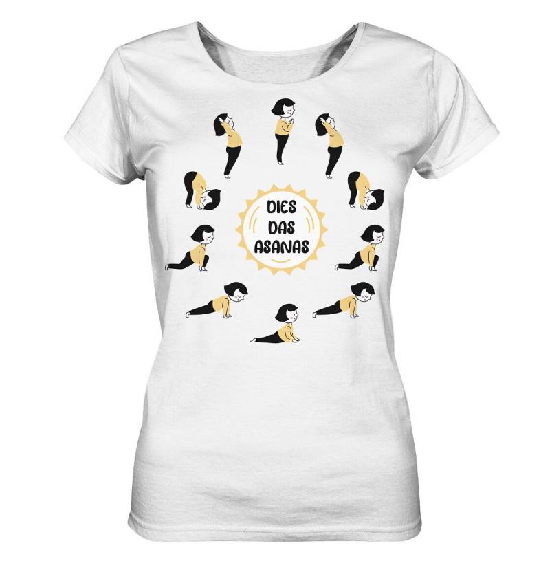 Yoga Geschenk/Shirt Mit Dem Spruch " Dies Das Asanas Frau in Pose Sonnengruß - Ladies Organic Yoga Geschenk/Shirt Mit Dem Spruch " Dies Das Asanas Frau in Pose Sonnengruß - Ladies Organic von EmbraceYourDream