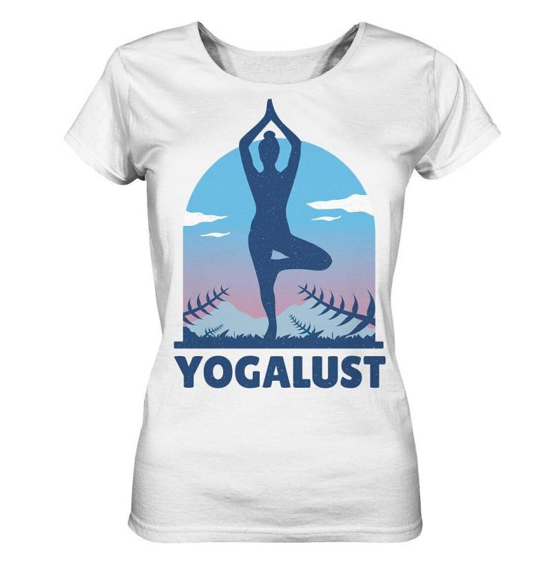 Yoga Geschenk/Shirt Mit Dem Spruch " Yogalust " Frau in Pose - Ladies Organic Yoga Geschenk/Shirt Mit Dem Spruch " Yogalust " Frau in Pose - Ladies Organic von EmbraceYourDream