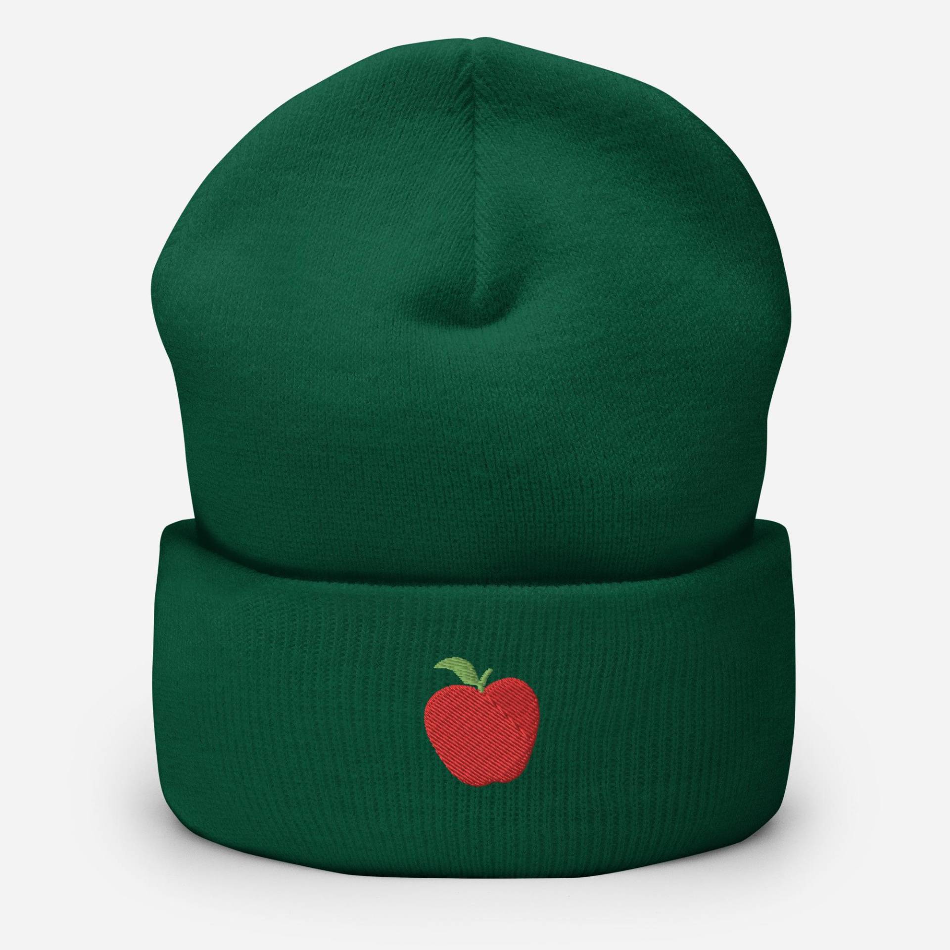 Apfel Gestickte Mütze, Obst Cuffed Mütze Apfel-Liebhaber-Geschenk Für Lehrer Apple Wintermütze Apfel Gestickte Mütze, Obst Cuffed Mütze Apfel-Liebhaber-Geschenk Für Lehrer Apple Wintermütze von EmbroideredButterfly