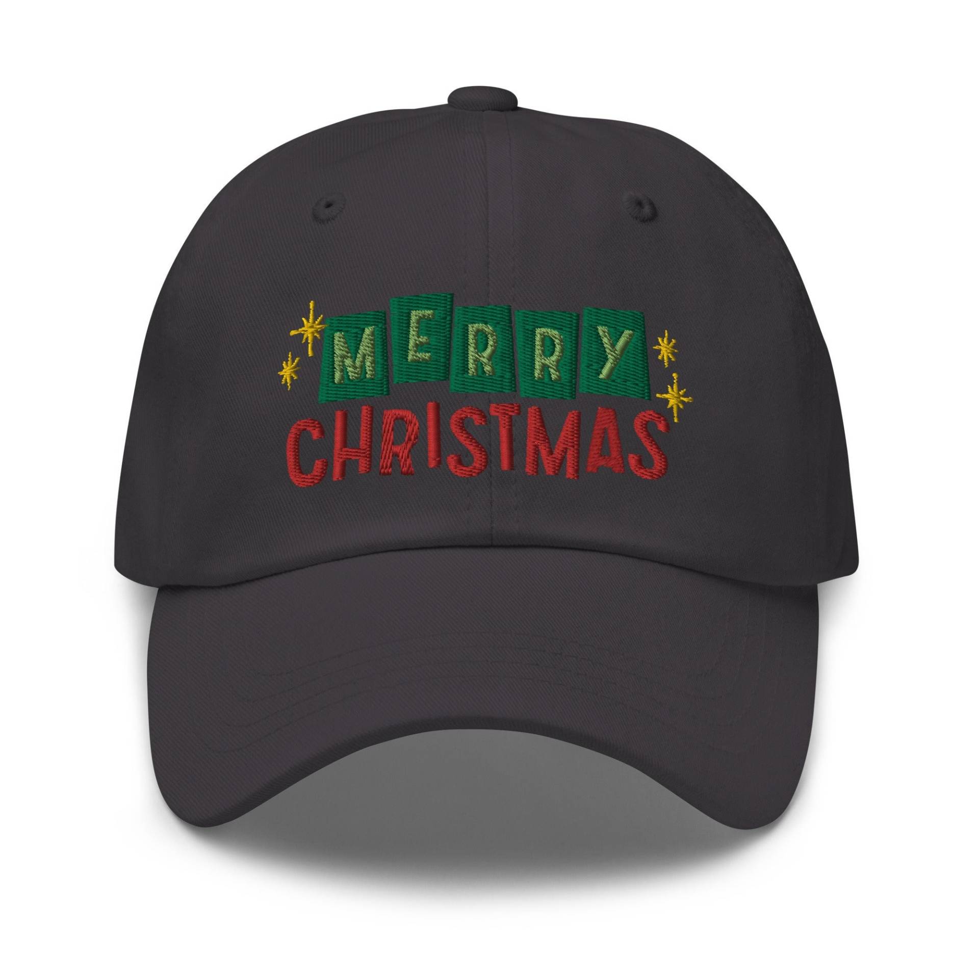 Merry Christmas Hat Bestickte Xmas Unisex Dad Weihnachtsgeschenk Cap Lover Weihnachten von EmbroideredButterfly