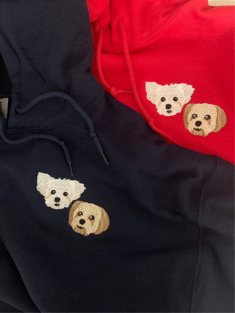 Individuell Gestickter Haustierpullover Für Die Linke Brust von EmbroideredInc