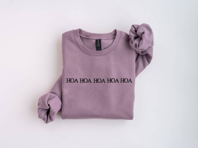 Besticktes Hoa Sweatshirt, Stickerei Rundhalsausschnitt, Saison Pullover von EmbroiderellaCo