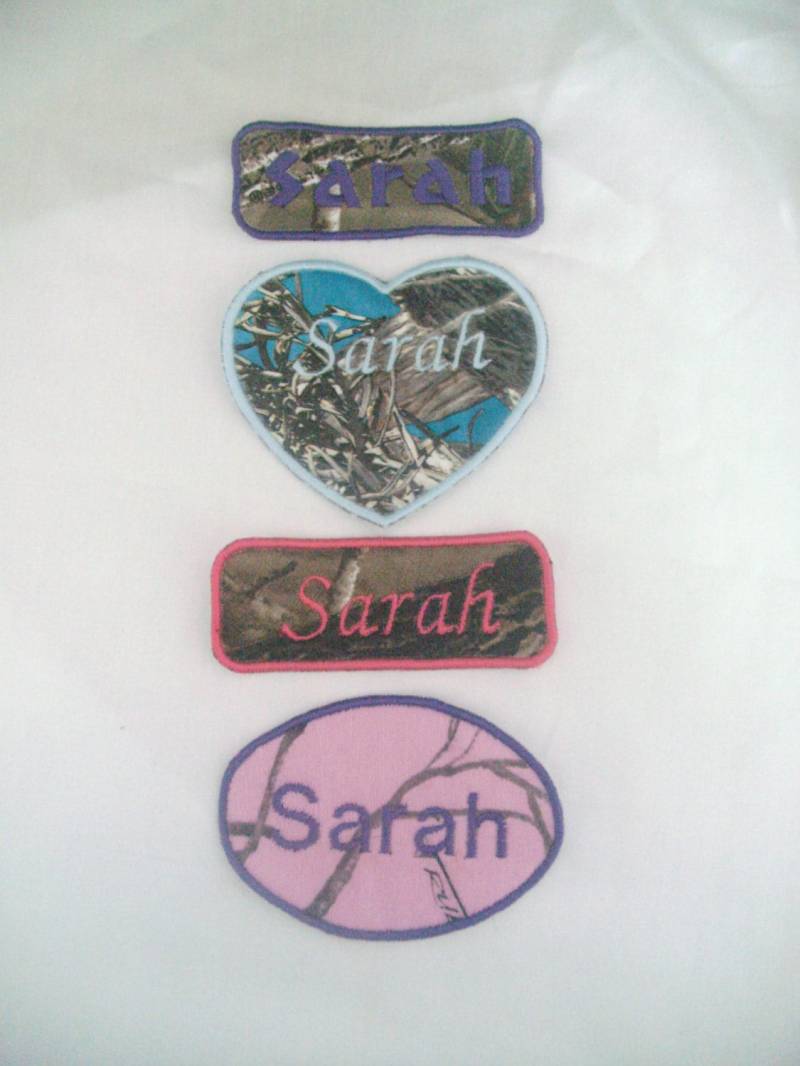 Camo Custom Gestickter Name Patch, Zum Aufbügeln Oder Aufnähen von EmbroideryByZevotek