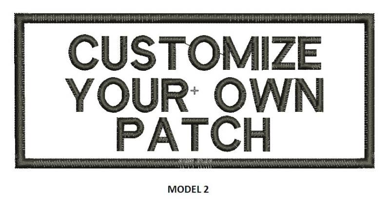 Bestickter Aufnäher 10 X 5 cm Text Nur Benutzerdefiniertes Aufbügeln von EmbroideryMaple