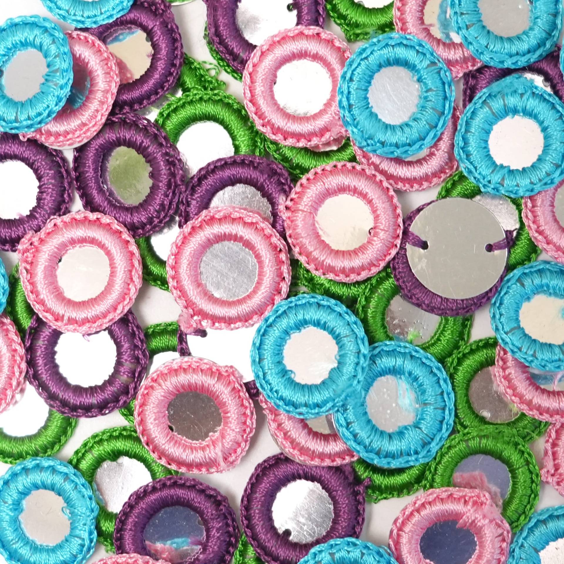 4 Farben, 100 Stück - Häkelringe Kombipackung - 25 Stück Von Jeder Farbe | Embct05897 4 Farben, 100 Stück - Häkelringe Kombipackung - 25 Stück Von Jeder Farbe | Embct05897 von EmbroideryMaterial