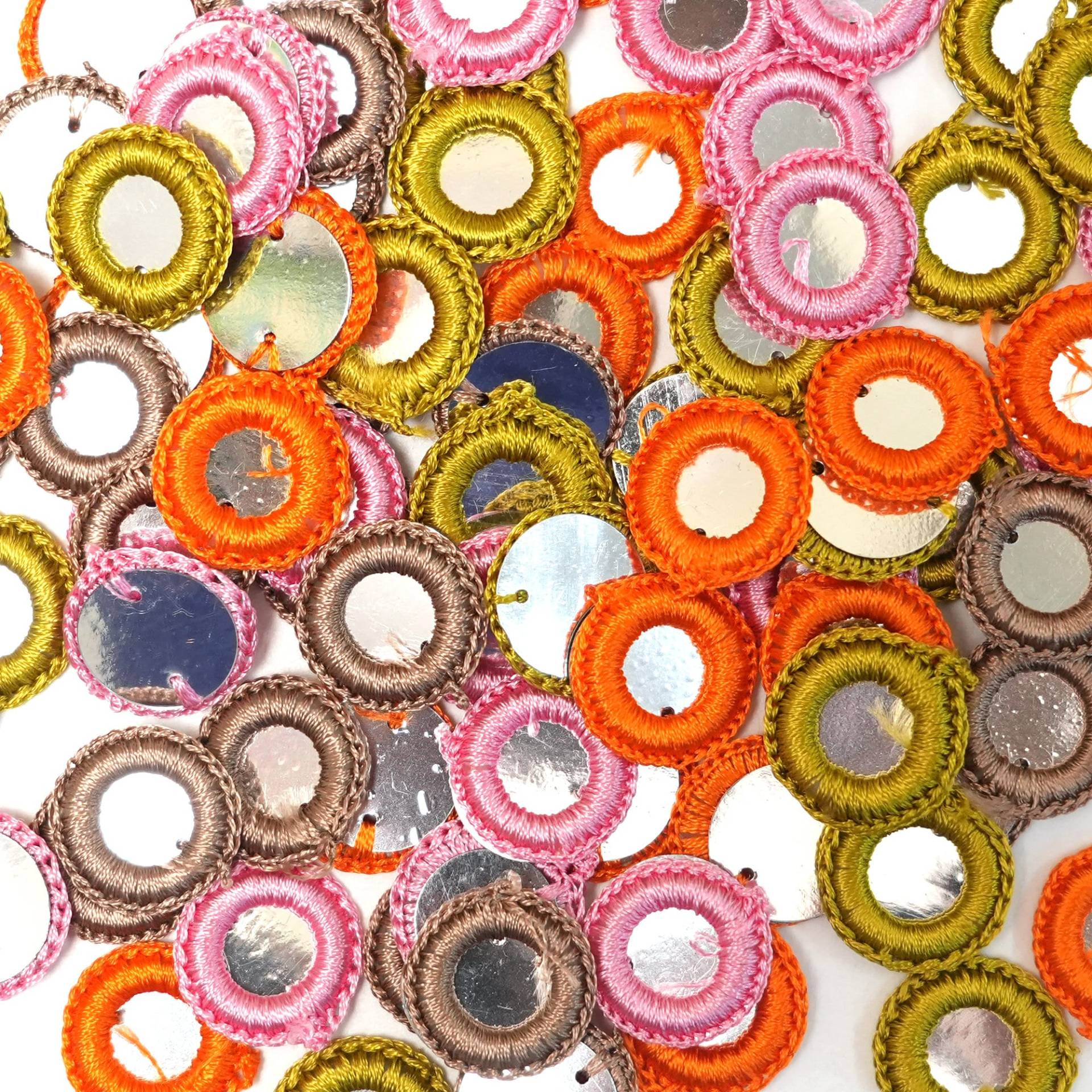 4 Farben, 100 Stück - Häkelringe Kombipackung - 25 Stück Von Jeder Farbe | Embct05904 4 Farben, 100 Stück - Häkelringe Kombipackung - 25 Stück Von Jeder Farbe | Embct05904 von EmbroideryMaterial
