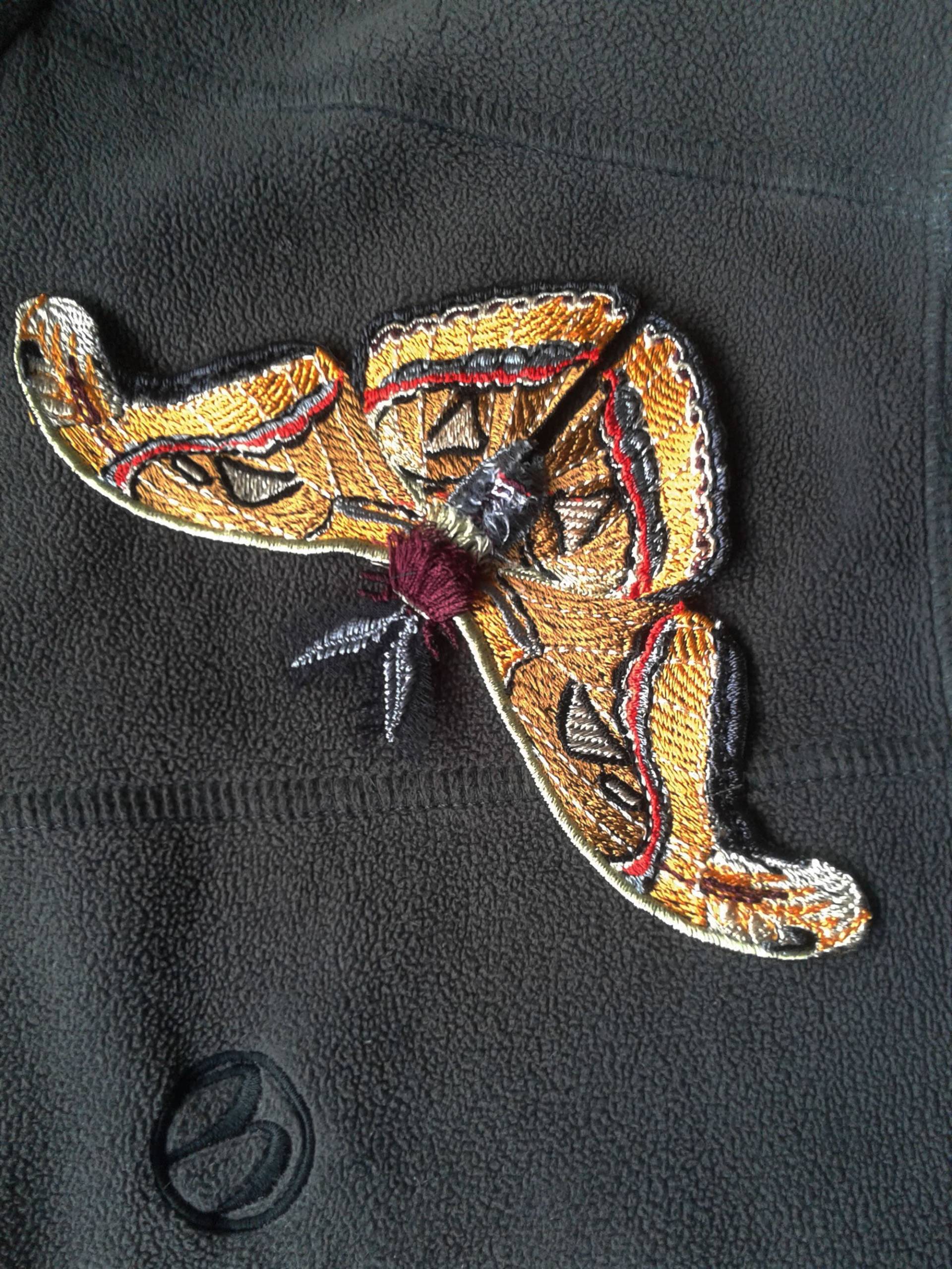 Moks219(P Attacus Atlas Motten Aufnäher, Insekten Aufnäher von EmbroideryMoks