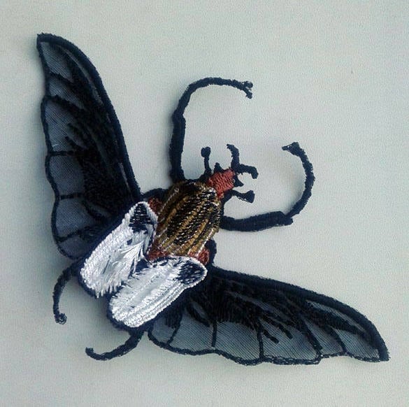 Moks62(P Beetle Goliath Insekt Aufnäher/Patch von EmbroideryMoks