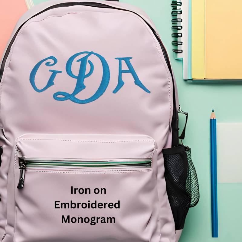 Aufnäher Zum Aufbügeln Personalisiertes Monogramm Set von Embrostyle