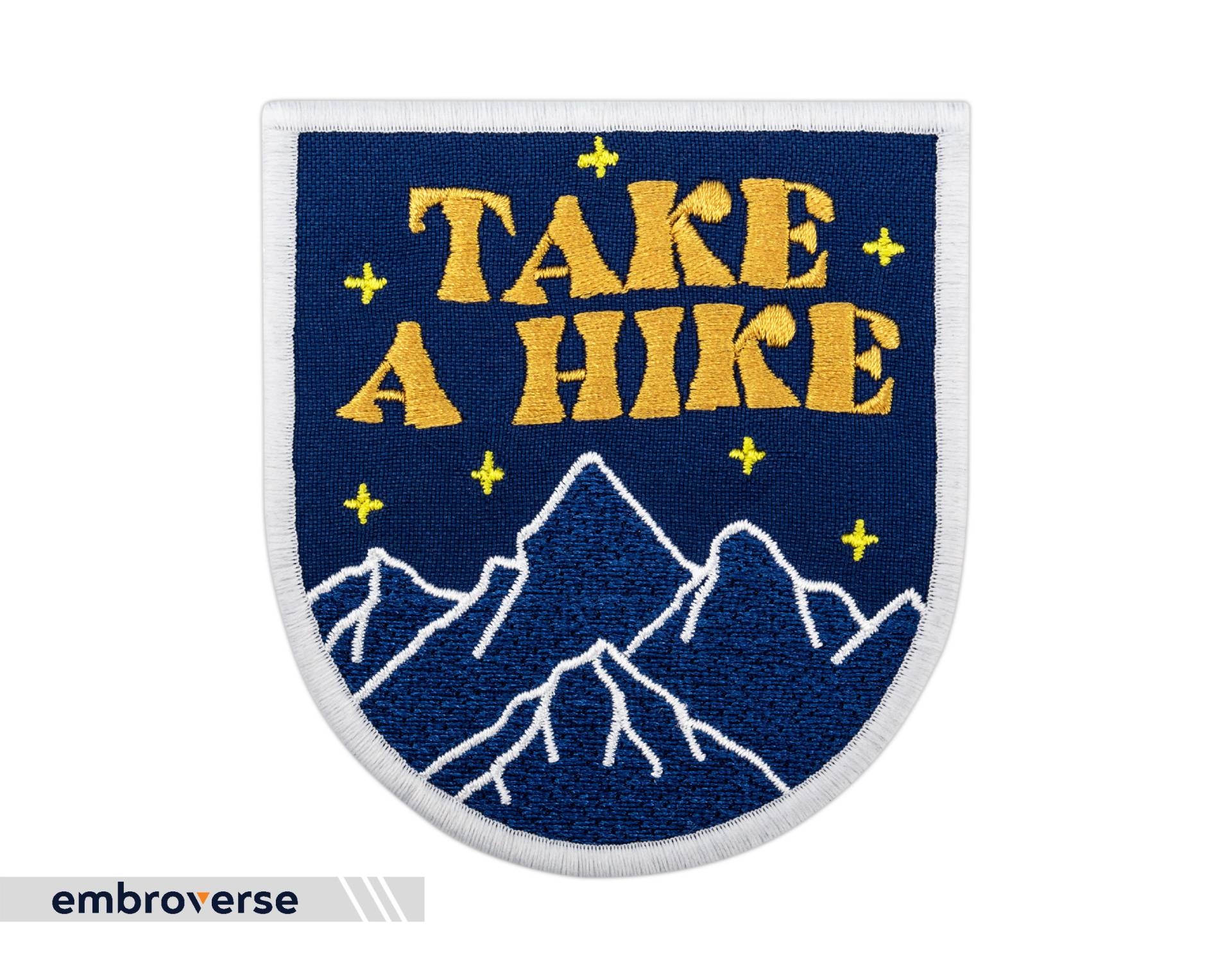 Take A Hike Travel Patch - Berge Wander Gestickte Bügelbilder Größe 3, 2 X 3, 5 Zoll von Embroverse