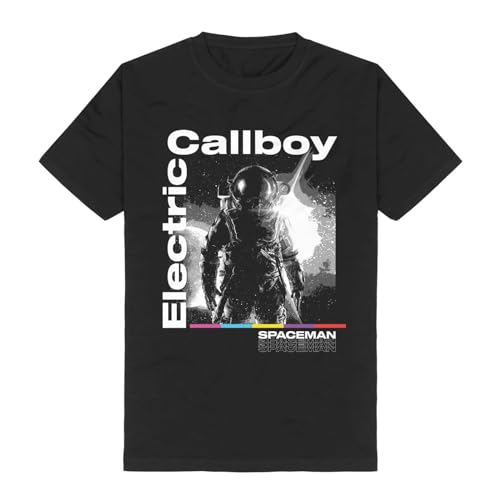Electric Callboy Spaceman Cover Unisex Gift Black Tshirt Fullsizes von Embry