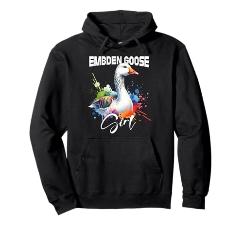 Emdener Gans Embden Goose Mädchen Emdengans Pullover Hoodie von Emdengans Designs Damen
