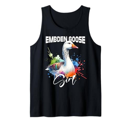 Emdener Gans Embden Goose Mädchen Emdengans Tank Top von Emdengans Designs Damen