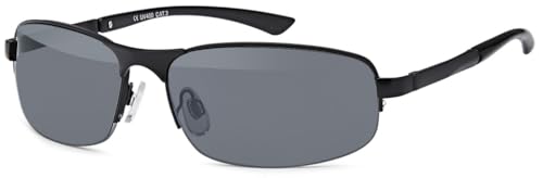 Emeco COOLE HERREN SONNENBRILLE SPORT BIKER Matrix Style VERSPIEGELT M1 2147 (schwarz) von Emeco