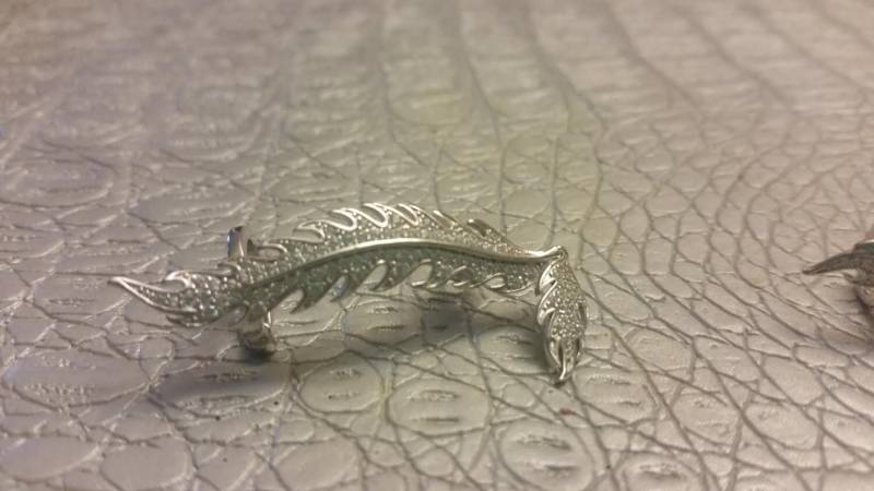 925 Sterling Silber-Herrliche Blatt-Ohrhänger Manschette 925 Sterling Silber-Herrliche Blatt-Ohrhänger Manschette von EmeliaHart