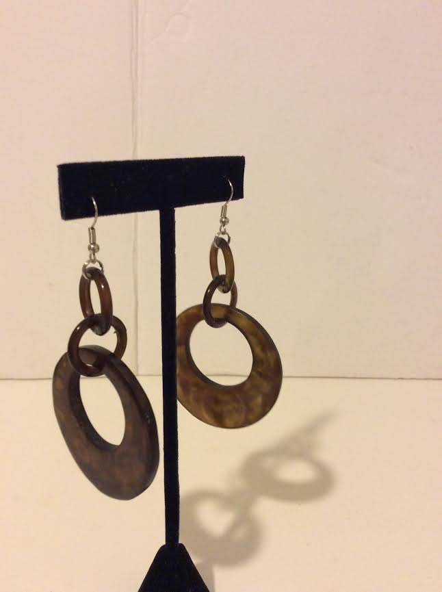 Grünen Emaille Buffalo Horn Lange Klobige Kreis Creolen Grünen Emaille Buffalo Horn Lange Klobige Kreis Creolen von EmeliaHart