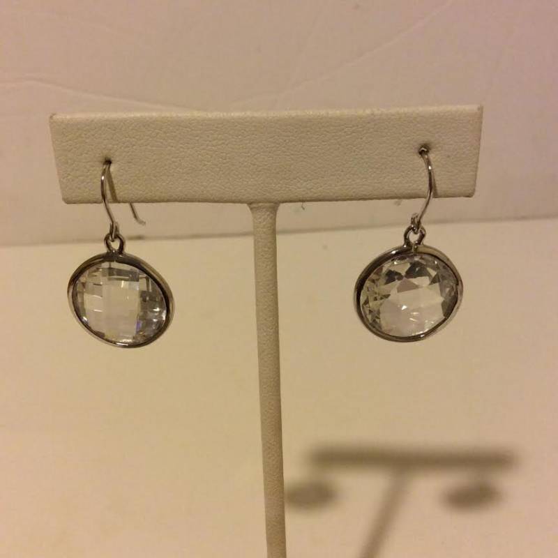Klar Und Silber Farbigen Kreis Ohrringe von EmeliaHart