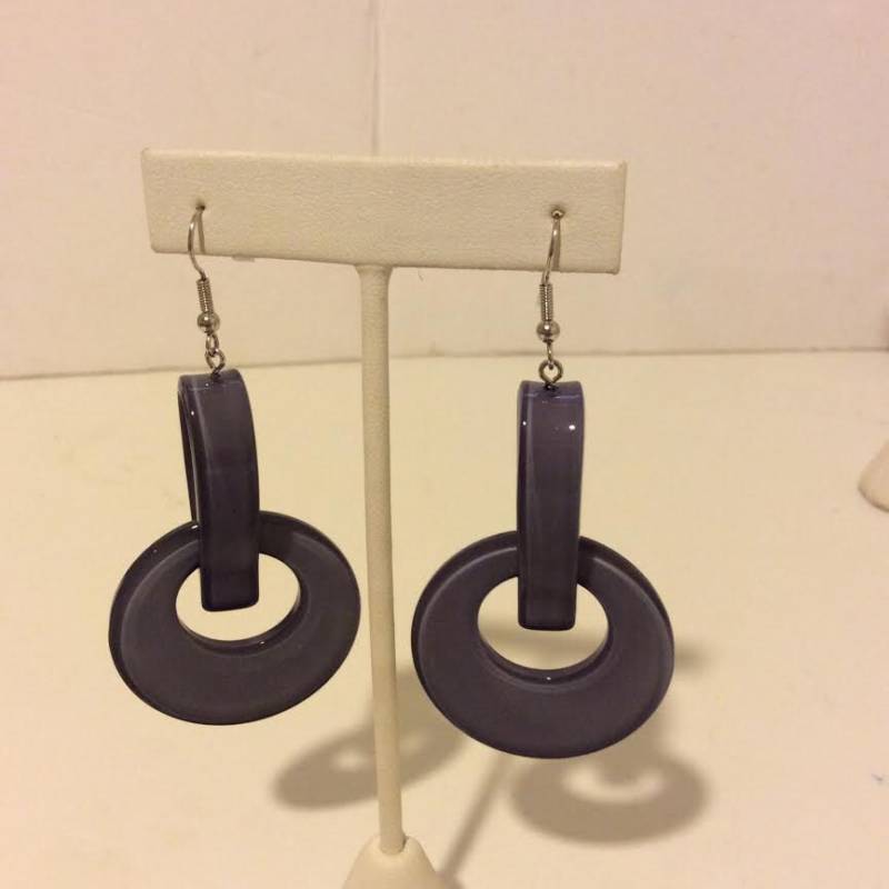 Lavendel-Harz Kreis Langen Creolen Lavendel-Harz Kreis Langen Creolen von EmeliaHart