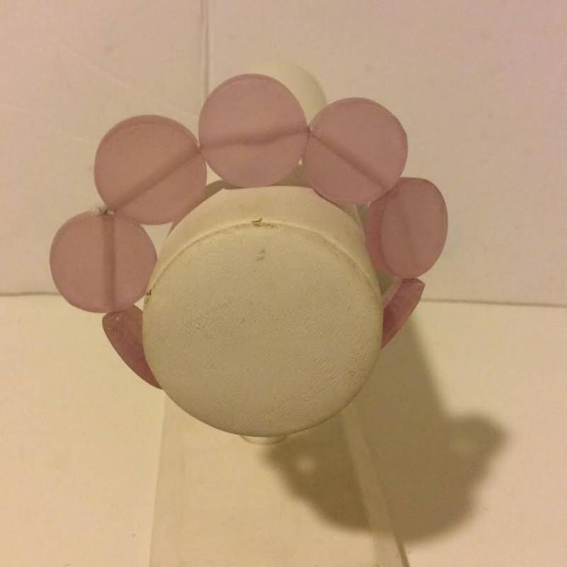 Leichte Rosa Harz Strecken Kreis Perlen Armband Leichte Rosa Harz Strecken Kreis Perlen Armband von EmeliaHart