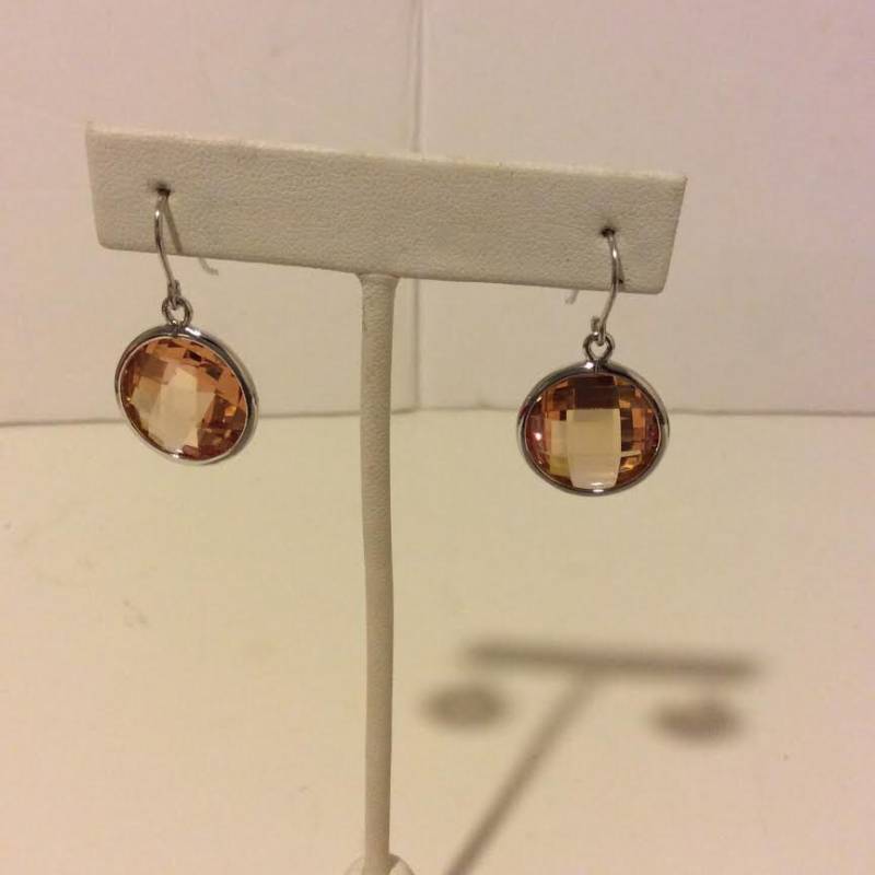 Löschen Sie Runde Citrin Facettiert 925Er Silber Ohrringe Löschen Sie Runde Citrin Facettiert 925Er Silber Ohrringe von EmeliaHart