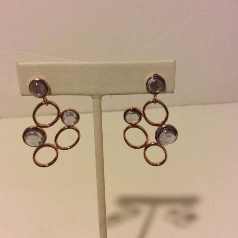 Roségold Beschichtet Über Sterling Silber Und Lila Trauben Ohrringe Roségold Beschichtet Über Sterling Silber Und Lila Trauben Ohrringe von EmeliaHart