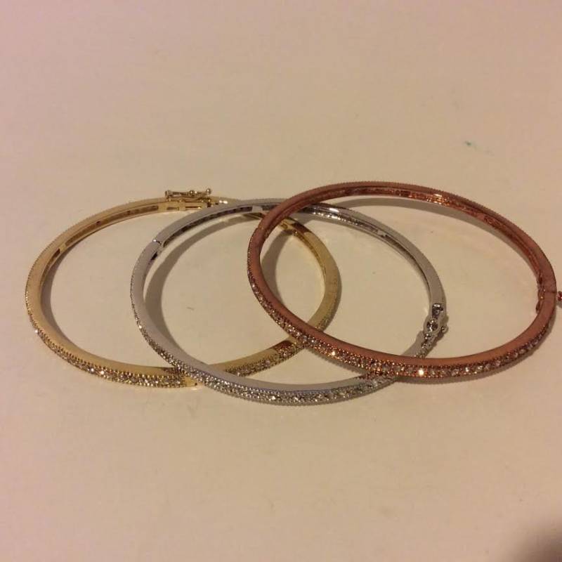 Tricolor Faux Ebnen Satz 3 Armreifen Armbänder Tricolor Faux Ebnen Satz 3 Armreifen Armbänder von EmeliaHart