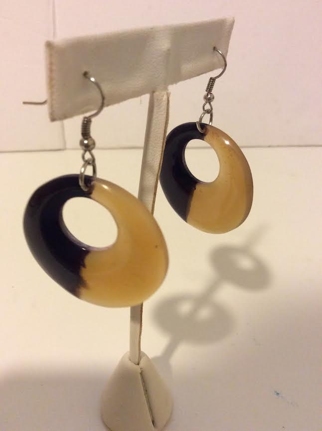 Verkauf Mitternacht Lila Lackierten Büffel Horn Kreis Creolen Verkauf Mitternacht Lila Lackierten Büffel Horn Kreis Creolen von EmeliaHart